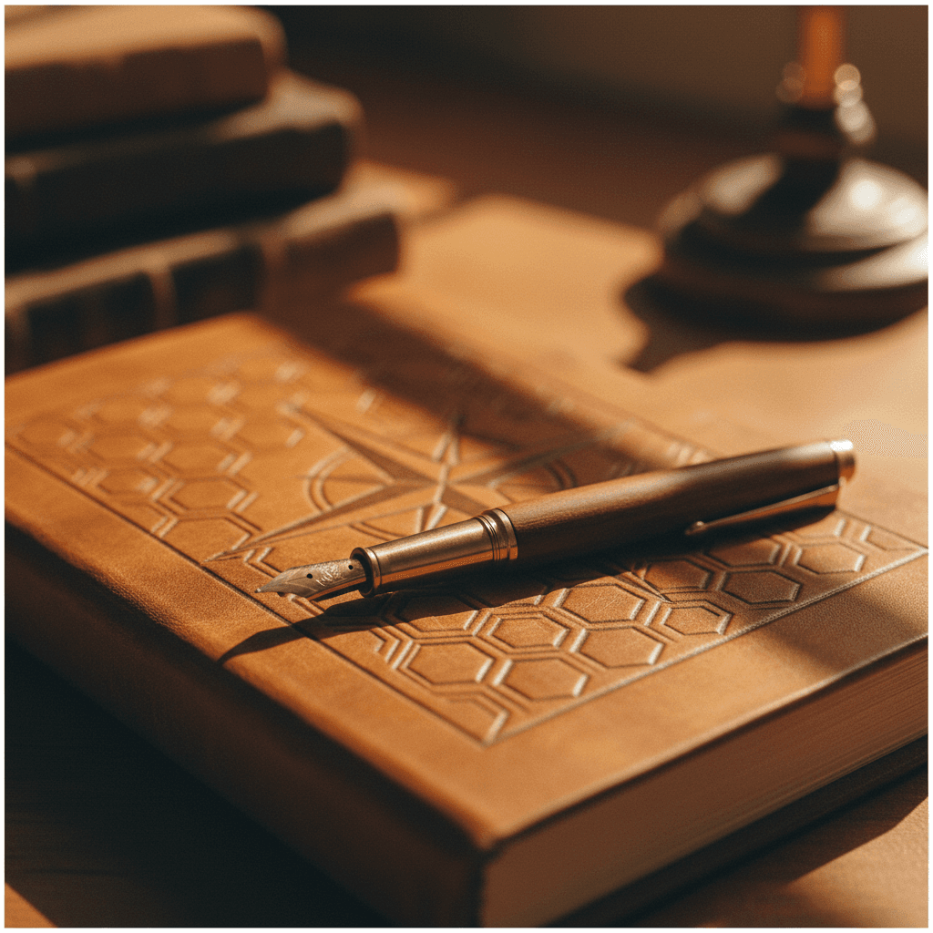 Professional business strategist working at modern desk with growth charts and strategic planning documents